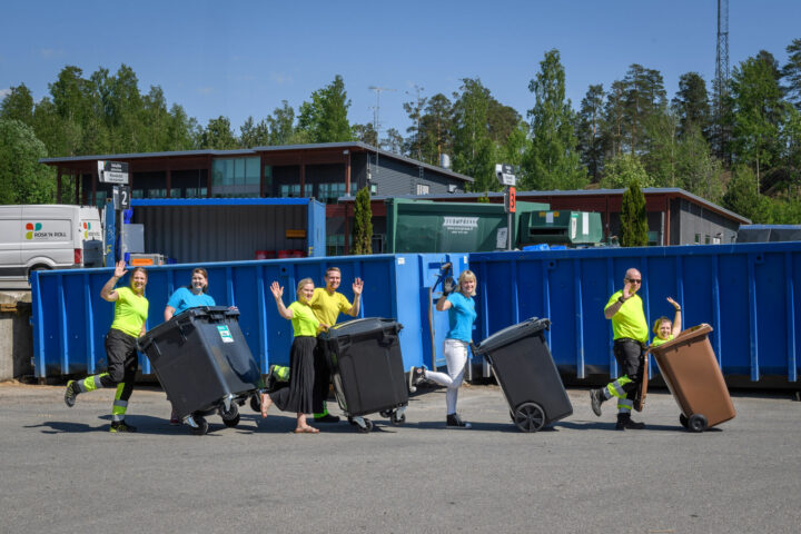 Rosk’n Rollin kesätyöntekijät. 

